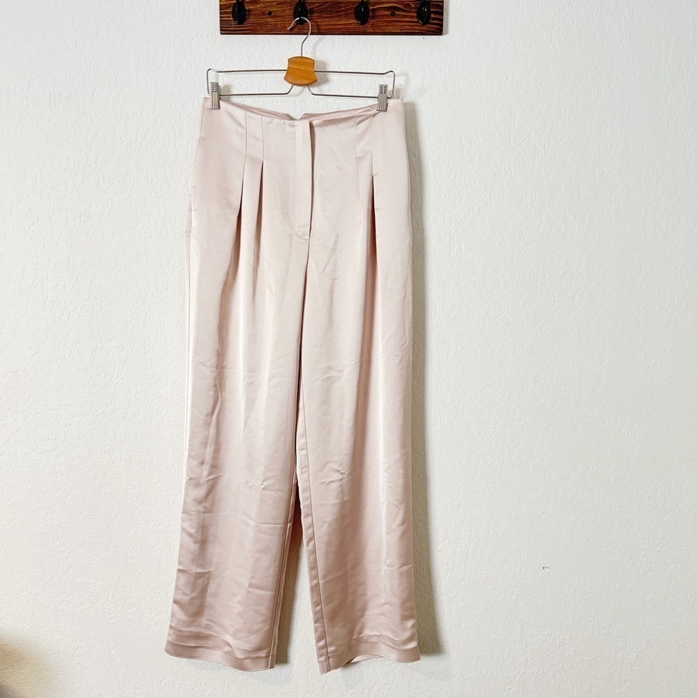 ITMFL Clyde Satin Pants In Powder - Picture 2 of 10